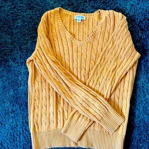Long sleeve cozy yellow shirt. In good condition